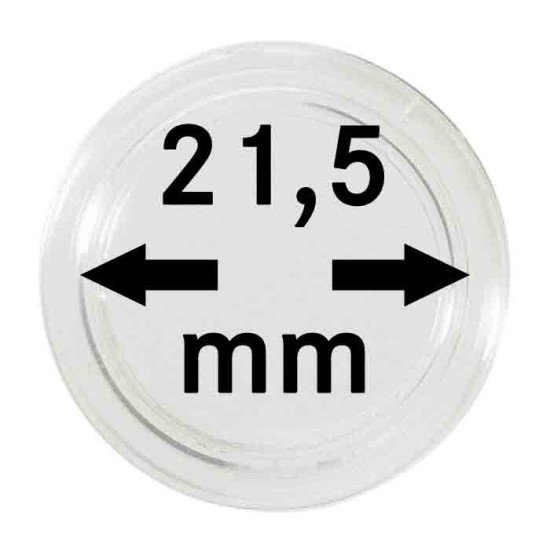 Lindner 2250215P Cápsulas 21,5 mm para bandejas pqte 10 