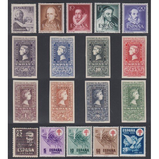 España Spain Año Completo Year Complete 1950 MNH España Spain Año Completo Year Complete 1950 MNH