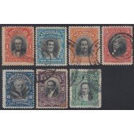 Ecuador 179/84A 1911 1915 Serie corriente Usados Ecuador 179/84A 1911 1915 Serie corriente Usados