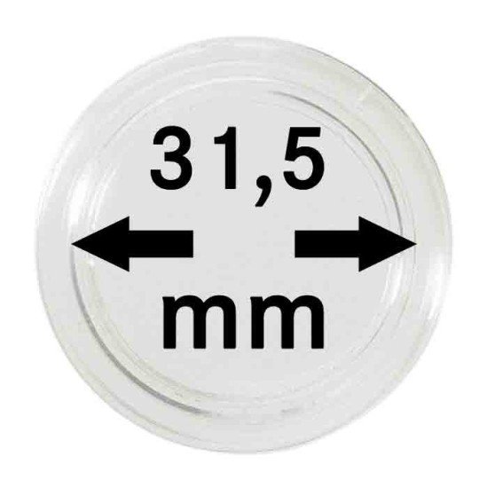 Lindner 2250315P Cápsulas 31,5 mm para bandejas pqte 10