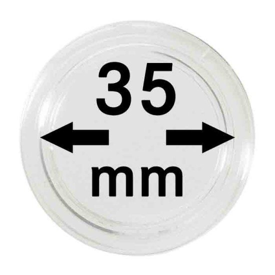 Lindner 2250035P cápsulas 35 mm para bandejas pqte 10