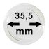 Lindner 2250355P cápsulas 35,5 mm para bandejas pqte 10  