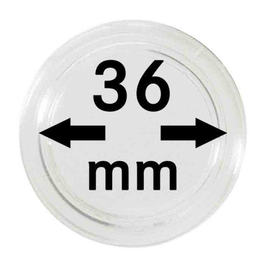 Lindner 2250036P cápsulas 36 mm para bandejas pqte 10 