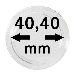 Lindner S22704040P Cápsulas 40.40 para monedas grandes y gruesas pqte 10 Lindner S22704040P Cápsulas 40.40 para monedas grandes y gruesas pqte 10