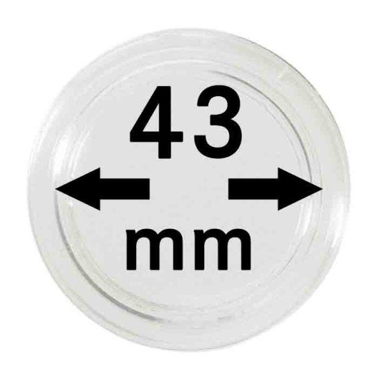 Lindner 2250043P cápsulas 43 mm para bandejas pqte 10 
