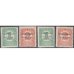 España Emisiones Locales Patrióticas Baleares 1/4 1936 Mallorca Cifras MNH