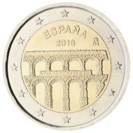 España 2016 2 € euros conmemorativos 2016 Acueducto de Segovia España 2016 2 € euros conmemorativos 2016 Acueducto de Segovia