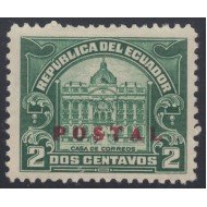 Ecuador 283 1929 Postal Casa de Correos MH