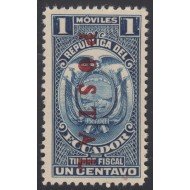 Ecuador 284 1929 Fiscal Postal MH
