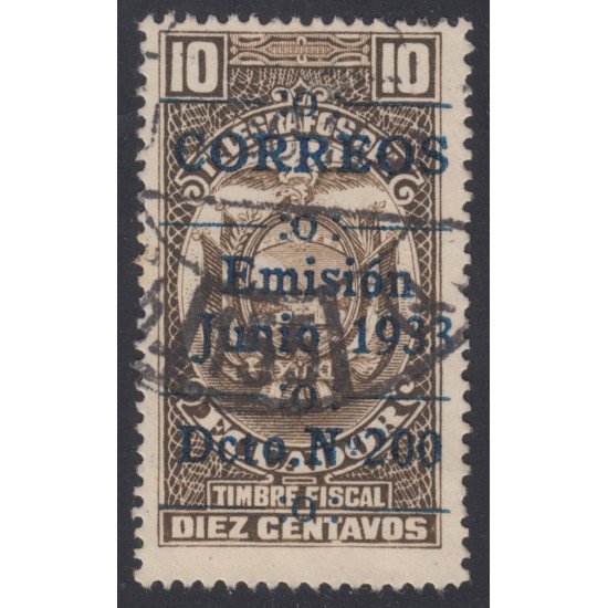 Ecuador 299 1933 Telégrafos Usado Ecuador 299 1933 Telégrafos Usado