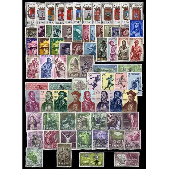 España Spain Año Completo Year Complete 1962 MNH