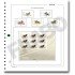 Filabo hojas álbum de sellos de Suecia 1983 montado con protectores