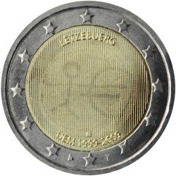 Luxemburgo 2009 2 € euros conmemorativos X Aniv. de EMU Unión Económica y Monetaria UEM