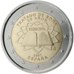 España  2007 2 € euros conmemorativos 50º Aniversario Tratado de Roma