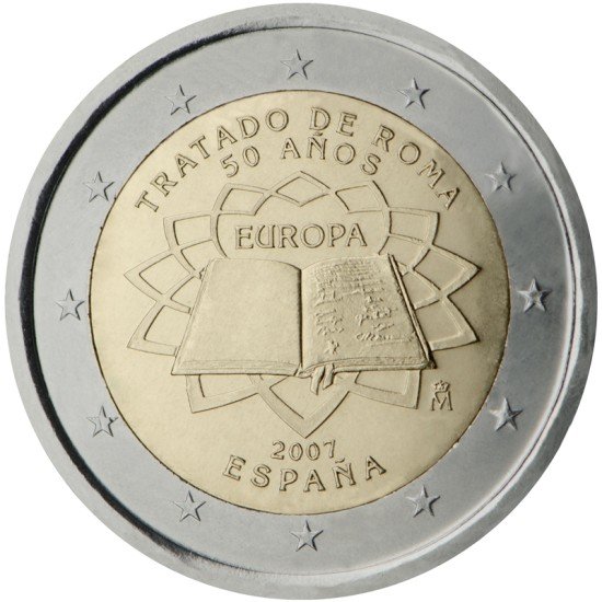 España  2007 2 € euros conmemorativos 50º Aniversario Tratado de Roma