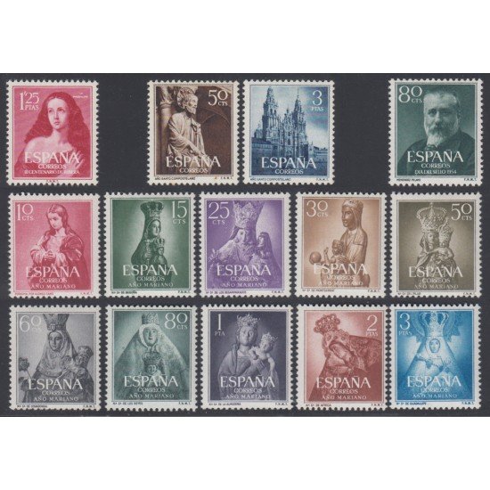 España Spain Año Completo Year Complete 1954 MNH España Spain Año Completo Year Complete 1954 MNH