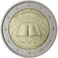 Italia 2007 2 € euros conmemorativos 50º Aniversario Tratado de Roma Italia 2007 2 € euros conmemorativos 50º Aniversario Tratado de Roma