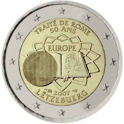 Luxemburgo 2007 2 € euros conmemorativos 50º Aniversario Tratado de Roma