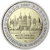 Alemania 2007 2 € euros conmemorativos Mecklenburg -  Vorpommern   ( 5 monedas )    