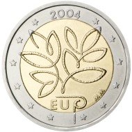 Finlandia  2004 2 € euros conmemorativos Ampliación de la UE 