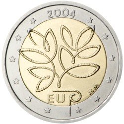 Finlandia  2004 2 € euros conmemorativos Ampliación de la UE 