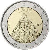 Finlandia 2009 2 € euros conmemorativos II Cent. Autonomía Finlandia 2009 2 € euros conmemorativos II Cent. Autonomía