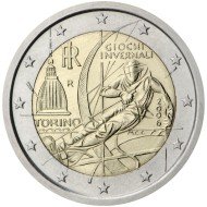 Italia 2006 2 € euros conmemorativos XX JJOO Invierno Turín Italia 2006 2 € euros conmemorativos XX JJOO Invierno Turín