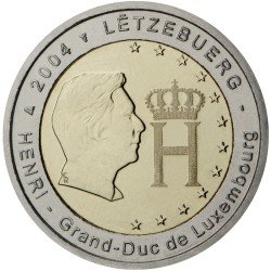 Luxemburgo 2004 2 € euros conmemorativos Gran duque Enrique