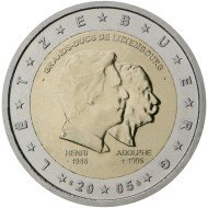 Luxemburgo 2005 2 € euros conmemorativos Av Gran Duque Enrique y Duque Alfonso Luxemburgo 2005 2 € euros conmemorativos Av Gran Duque Enrique y Duque Alfonso
