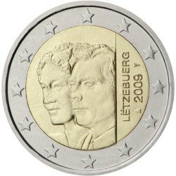 Luxemburgo 2009 2 € euros conmemorativos El gran duque Enrique y la gran duquesa Carlota