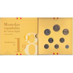 España Spain Cartera Oficial Pesetas 1998 Juan Carlos I FNMT España Spain Cartera Oficial Pesetas 1998 Juan Carlos I FNMT