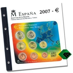 Filabo Hoja FNMT Álbum Carterita España Euro 2007