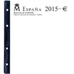 Filabo Hoja FNMT Álbum Carterita España Euro 2015 Filabo Hoja FNMT Álbum Carterita España Euro 2015