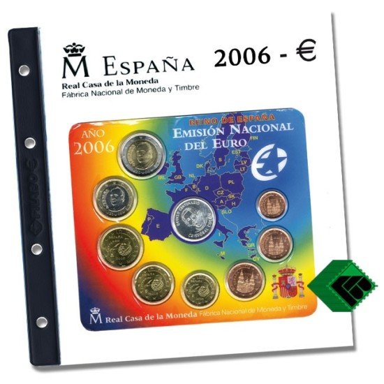 Filabo Hoja FNMT Álbum Carterita España Euro 2006