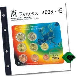 Filabo Hoja FNMT Álbum Carterita España Euro 2003