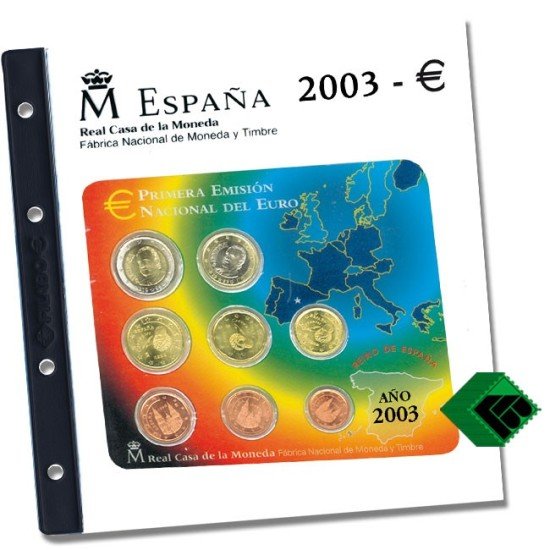 Filabo Hoja FNMT Álbum Carterita España Euro 2003
