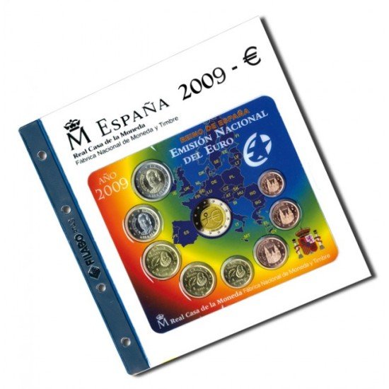 Filabo Hoja FNMT Álbum Carterita España Euro 2009