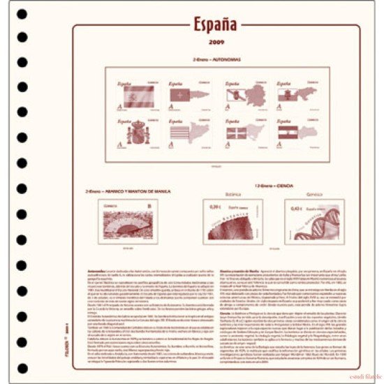 Hojas sellos España Cultural Filober 1994/01 montadas Hojas sellos España Cultural Filober 1994/01 montadas