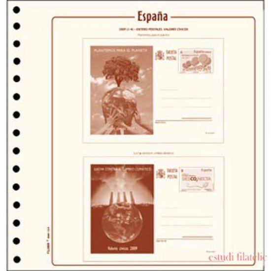 Hojas sellos España Cultural Filober Entero Postales 2015 sin montar Hojas sellos España Cultural Filober Entero Postales 2015 sin montar