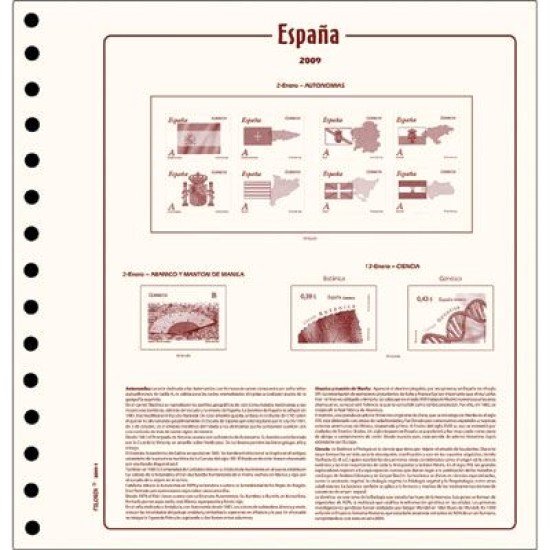 Filober sellos España 2004 + Pruebas montado con estuches Filober sellos España 2004 + Pruebas montado con estuches