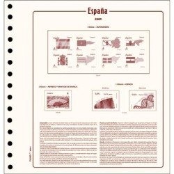 Filober sellos España 2005 + EP + Pruebas montado con estuches Filober sellos España 2005 + EP + Pruebas montado con estuches