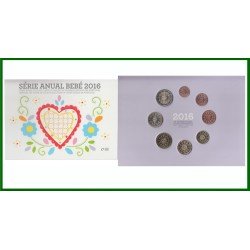 Portugal 2016 Cartera Oficial Monedas € euro Set Bebé Portugal 2016 Cartera Oficial Monedas € euro Set Bebé