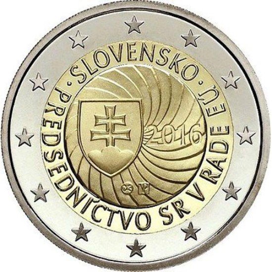 Eslovaquia 2016 2 € euros conmemorativos  Presidencia europea 
