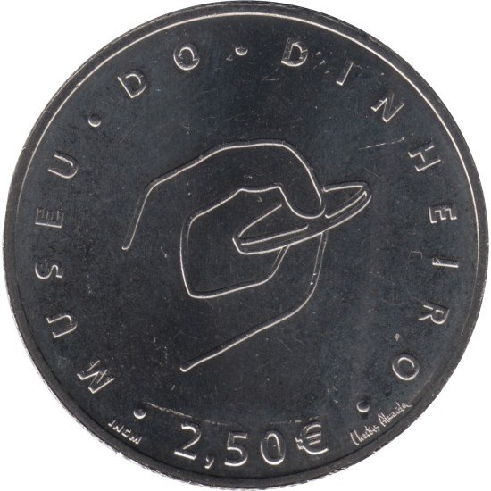 Portugal 2016 moneda 2.5 € euros Museo del dinero 