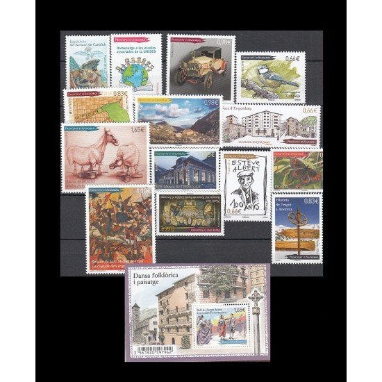 Andorra Francesa Año Completo Year Complete 2014 MNH Andorra Francesa Año Completo Year Complete 2014 MNH