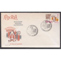 Andorra Española 119 1978 Pereatges SPD Sobre Primer día Andorra Española 119 1978 Pereatges SPD Sobre Primer día