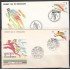 Andorra Española  176/77 1984  JJOO Los Angeles 84 SPD Sobre Primer día 