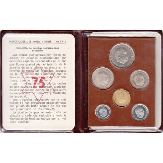 España Spain Cartera Oficial *1975 Franco FNMT