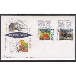 Andorra Española 369/70 2009 Patrimonio Cultural SPD Sobre Primer día