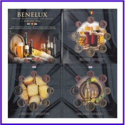 Benelux 2016 Cartera € euro Euroset Cerveza vino queso
